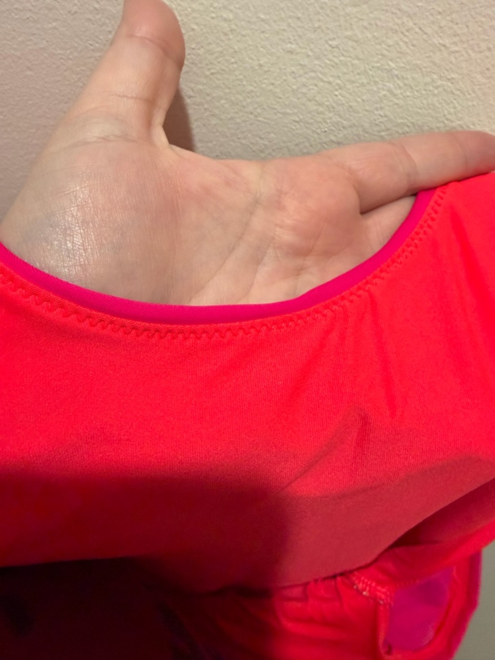 Aerie Hot Pink Scoop Cheeky One piece swimsuit - Picture 5 of 6